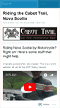 Mobile Screenshot of cabottrailbiker.com